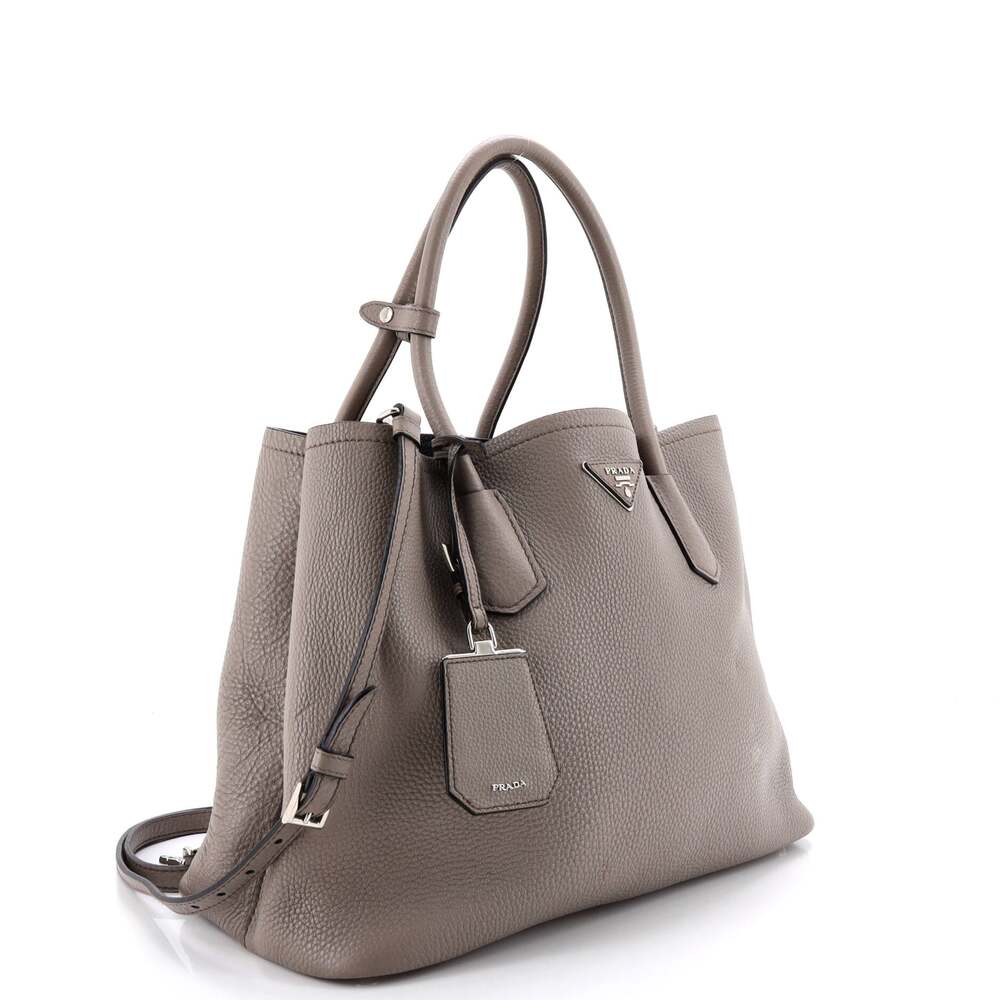 Prada Cuir Double Tote Saffiano Leather #242126P14B - Picture 2 of 7